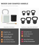 Adjustable 6-in-1 Kettlebell Set for Home Gym