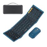 ProtoArc Foldable Keyboard and Mouse Combo - Blue