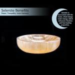 Selenite Crystal Bowl for Smudging and Charging