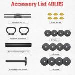 4-in-1 Adjustable Dumbbells Weight Set for Home Gym