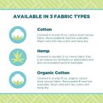 Organic Zafu Meditation Cushion and Zabuton Mat Set