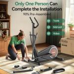 Niceday Magnetic Home Elliptical Trainer, 16 Resistance Levels