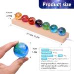 7 Chakra Healing Crystals with LED Stand