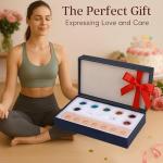 7 Chakra Healing Crystals with LED Stand