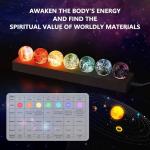7 Chakra Healing Crystals with LED Stand