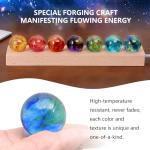 7 Chakra Healing Crystals with LED Stand