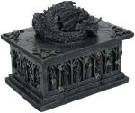 Dragon Tarot Box in Black Resin, 18cm
