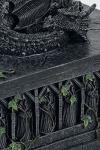 Dragon Tarot Box in Black Resin, 18cm