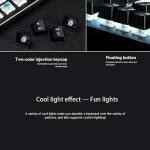 RGB Backlit USB Wired Gaming Keyboard with Knob
