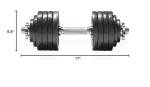 Adjustable Dumbbell Set - 52.5 lb for Home Gym