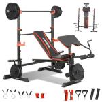 MAIDOMA Adjustable Weight Bench Set for Home Gym