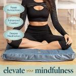 Florensi Velvet Meditation Mat and Cushions Set