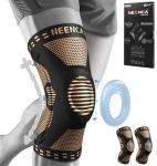 NEENCA Compression Knee Braces with Gel Pad - 2 Pack