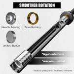 Mikolo 7ft Olympic Weightlifting Barbell, 1500lbs Capacity