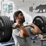 Mikolo 7ft Olympic Weightlifting Barbell, 1500lbs Capacity