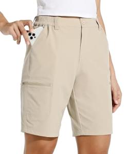 Willit Women's Quick-Dry Hiking Cargo Shorts