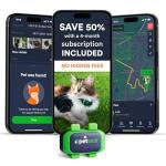 Compact Cat GPS Tracker with Real-Time Alerts