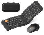 Portable Bluetooth Keyboard and Mouse Combo