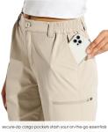 Willit Women's Quick-Dry Hiking Cargo Shorts