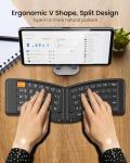 Portable Bluetooth Keyboard and Mouse Combo