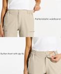Willit Women's Quick-Dry Hiking Cargo Shorts