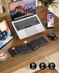Portable Bluetooth Keyboard and Mouse Combo