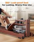YOSUDA Foldable Water Rowing Machine with Monitor