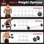 Adjustable 4-in-1 Kettlebell Weight Set