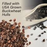 Eclipse Buckwheat Meditation Cushion, Burgundy 23