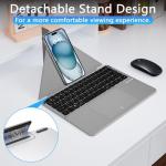 Portable Bluetooth Keyboard and Mouse Combo for Travel