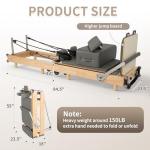 Nexace Foldable Pilates Reformer for Home Workouts