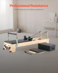 VEVOR Wooden Pilates Reformer for Home Workouts
