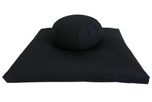 Black Buckwheat Meditation Cushion Set (2 pcs)