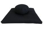 Black Buckwheat Meditation Cushion Set (2 pcs)