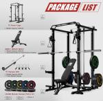 RitFit Power Cage Home Gym Package with Weights