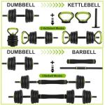 4-in-1 Adjustable Dumbbells for Home Gym Workouts