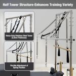 Wooden Pilates Reformer Machine with Tower and Accessories