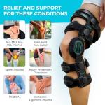 Z ONE Z1 K6 Hinged Knee Brace for Sports