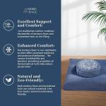 Hunnidspace Ergonomic Meditation Cushion Set - Blue