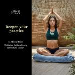 Hunnidspace Ergonomic Meditation Cushion Set - Blue