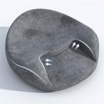 Triflice Memory Foam Meditation Cushion - Grey