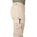 Slim Fit Women's Tactical Stretch Pants - Khaki