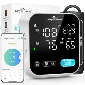 Smart Blood Pressure Monitor with App & Voice