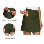 LastFor1 Women's Quick-Dry Golf Skort with Pockets