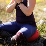 Blue Buckwheat Meditation Cushion for Comfort