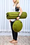 Leewadee Kapok Meditation Cushion Set in Green