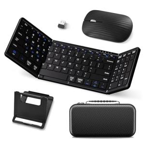 JPHTEK Portable USB-C Folding Keyboard and Mouse Combo