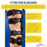 Adjustable Knee Brace for Osteoarthritis Relief