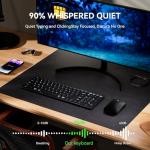 JPHTEK Portable USB-C Folding Keyboard and Mouse Combo