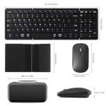 JPHTEK Portable USB-C Folding Keyboard and Mouse Combo